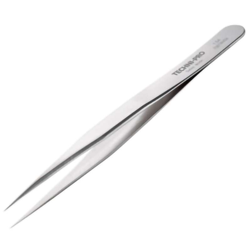 High Precision Tweezers, Style 1, Anti-Acid/Anti-Mag SS, Fine, Pointed, 4.7"